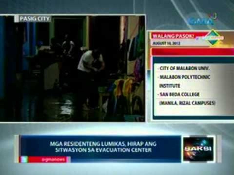 Saksi: Ilang bahagi ng Pasig, lubog pa rin sa baha