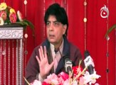 No room for terrorist groups in Pakistan, says Chaudhry Nisar