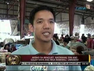 24 Oras: Mismo sa Benguet, nagmahal din ang gulay kaya ang mga mamimili, umaaray