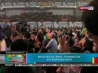 BP: Mga Bicolano, dumagsa sa Kapuso Day