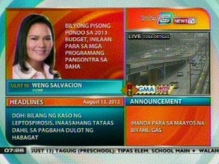 DB: Bilyong pisong pondo sa 2013 budget, inilaan para sa mga programang pangontra sa baha