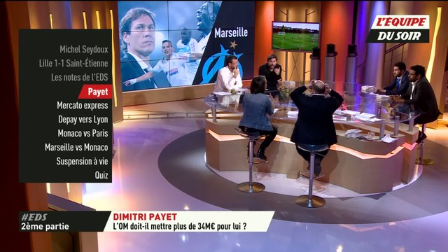 Foot - EDS : L'OM doit-il mettre plus que 34 millions d'euros sur Payet ?