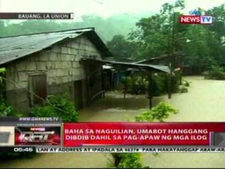QRT: Baha sa Naguilian, La Union, umabot hanggang dibdib sa pag-apaw ng mga ilog