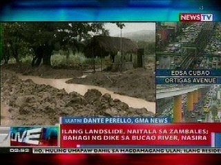 NTL: Ilang landslide, naitala sa Zambales