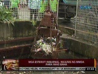 24 Oras: Mga estero't imburnal, nililinis ng MMDA para iwas-baha