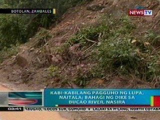 BP: Kabi-kabilang pagguho ng lupa, naitala sa iba't ibang probinsya