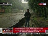 QRT: Sitio Tabing Ilog, Bagong Nayon, idinedeklarang danger zone dahil sa banta ng landslide