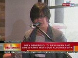 BT: Joey Generoso, di raw iiwan ang Side A kahit may solo album na siya