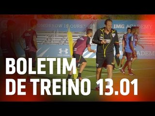 FLORIDA CUP - BOLETIM DE TREINO: 13.01 | SPFCTV