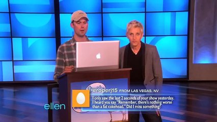 Ellen Responds to Your Tweets!