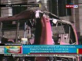 BP: Anggulong extortion at terorismo, tinututukan ng pulisya sa magkasunod na pagsabog sa Zamboanga