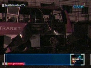 Saksi: 6 sugatan sa pagsabog ng isang bus