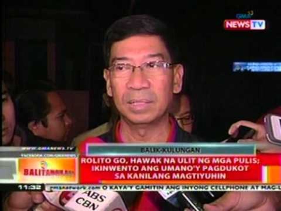 BT: Rolito Go, hawak na ulit ng mga pulis; ikinwento ang umano'y pag dukot sa kanilang mag tiyuhin