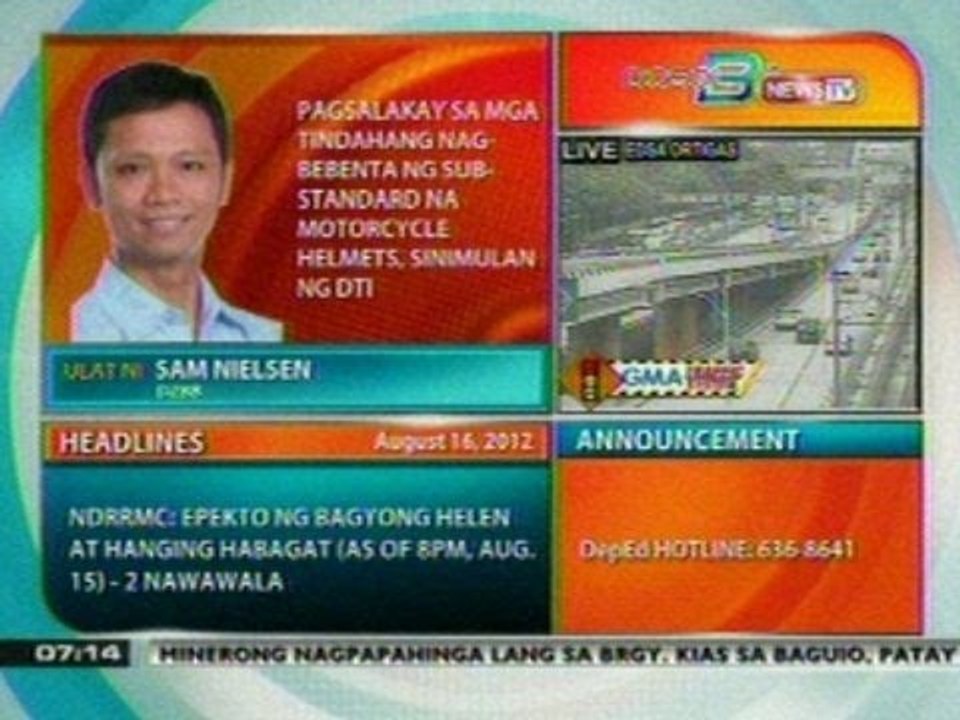 DB: Pagsalakay sa mga tindahang nagbebenta ng substandard na motorcycle helmets, sinimulan ng DTI