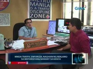 Saksi: MMDA traffic enforcer, naghain ng reklamo sa motoristang nanakit sa kanya