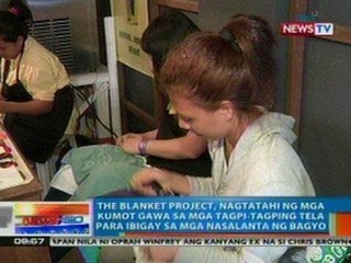 NTG: Blanket Project, nagtatahi ng mga kumot mula sa tagpi-tagping tela para ibigay sa mga binaha