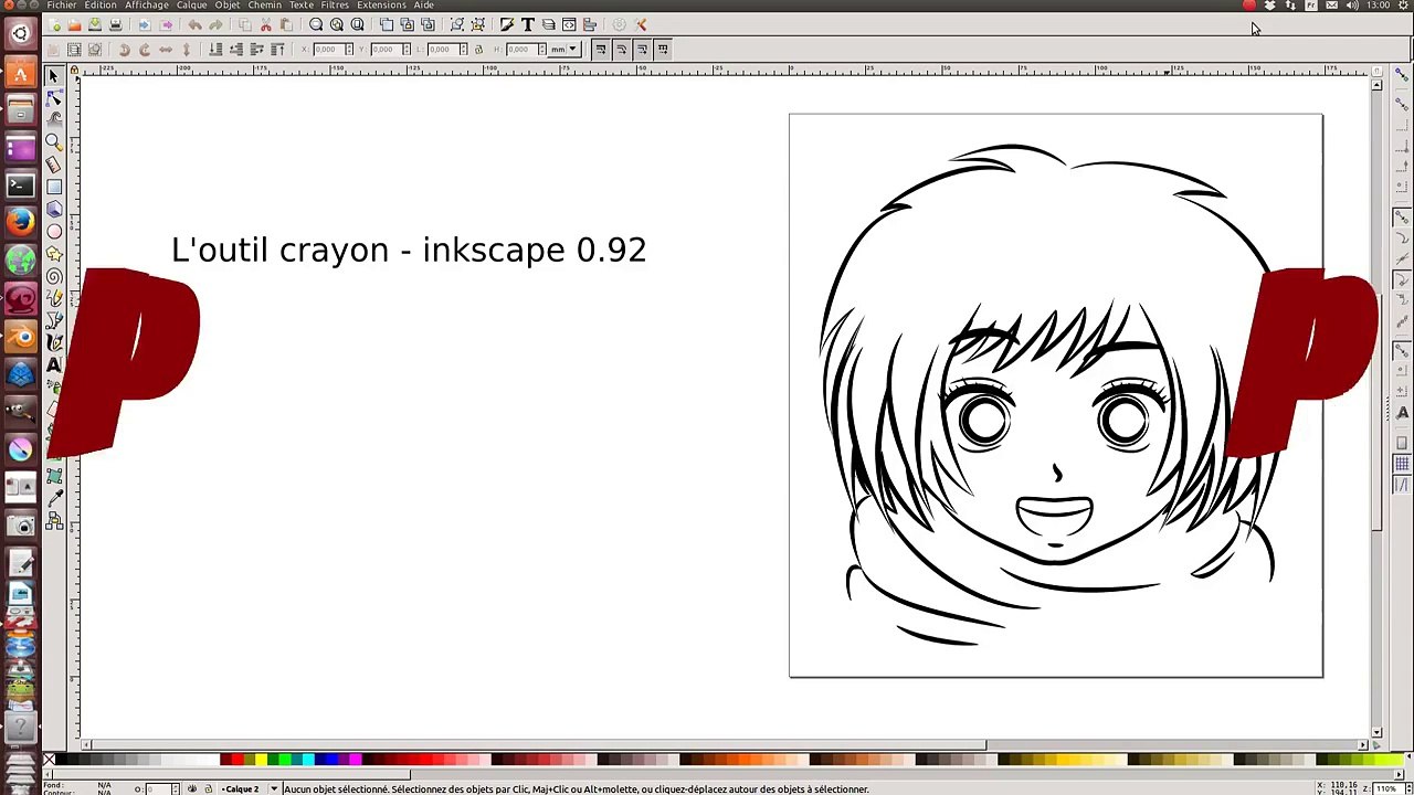 Tuto inkscape 0.92 : l'outil crayon