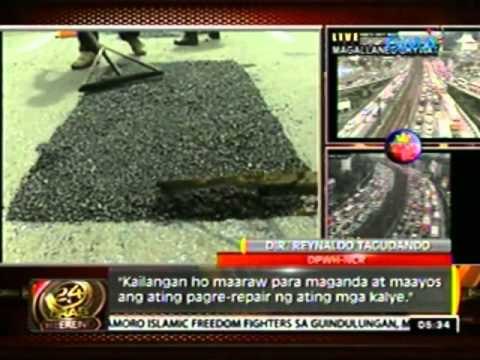 24 Oras: Mga lubak sa kalsada, aaspaltuhan daw ng DPWH ngayong long weekend