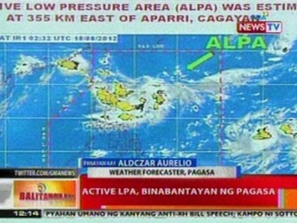 BT: Active low pressure area, binabantayan ng PAGASA