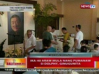 BT: Ika-40 araw mula nang pumanaw si Dolphy, ginugunita