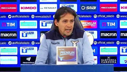 CONFERENZA SIMONE INZAGHI - LAZIO - ATALANTA - 14 GENNAIO 2017
