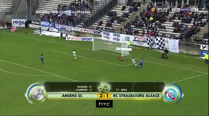 Baptiste Guillaume Goal HD - Amiens 2 - 2 Strasbourg - 14.01.2017 HD