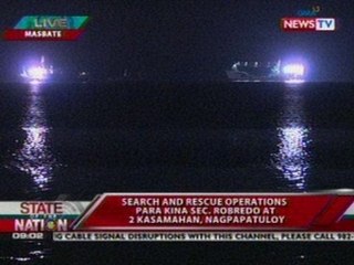 SONA: Search and rescue operations para kina Sec. Robredo at 2 kasamahan, nagpapatuloy