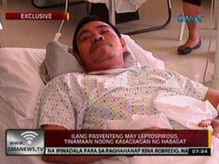 24Oras: EXCLUSIVE: Ilang pasyenteng may leptospirosis, tinamaan noong kasagsagan ng habagat