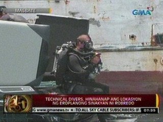24 Oras: Technical divers, hinahanap ang lokasyon ng eroplanong sinasakyan ni Robredo