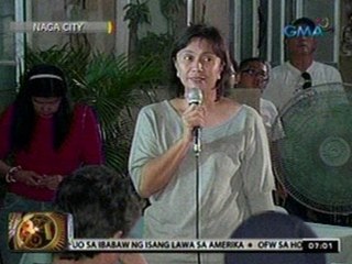 24 Oras:  Pahayag ng asawa ni DILG   Sec. Robredo