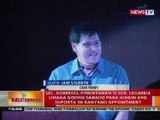 BT: Sec. Robredo, pinuntahan si Sen. Legarda umaga noong Sabado para hingin ang suporta