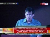 BT: Sec. Robredo, pinangunahan ang isang pagtitipon sa Cebu bago sumakay sa eroplano patungong Naga