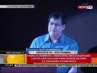 BT:  Pamilya Robredo, umaasang matagpuang ligtas ang kalihim