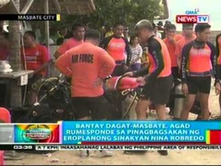 BP: Ilang mangingisda, nasaksihan ang pagbagsak ng eroplanong sinakyan nina Robredo