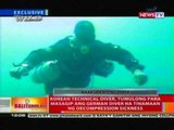 BT: Korean diver, tumulong para masagip ang German diver na tinamaan ng decompression sickness