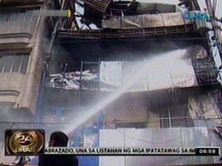 24 Oras: Gusaling nasunog,   inirekumenda nang gibain