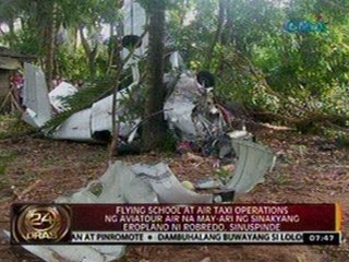 24 Oras: Aviatours Air na may-ari ng sinakyang eroplano ni Robredo, sinuspinde