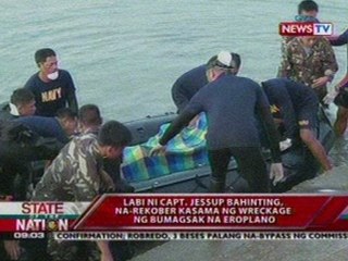SONA: Labi ni Capt. Jessup Bahinting, na-rekober kasama ng wreckage ng bumagsak na eroplano