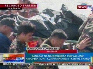 NTG: Bangkay na narekober sa surface and air operations, kumpirmadong si Kshitiz Chand
