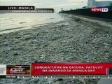 QRT:  Sangkatutak na basura, patuloy na inaanod sa Manila Bay