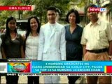 BP:  5 nursing graduates ng isang unibersidad sa Iloilo City, pasok sa Top 10 sa Licensure Exam