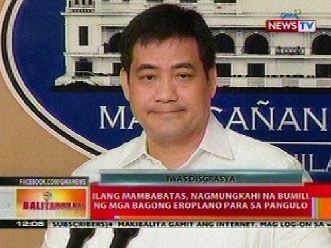 BT: Ilang mambabatas, nagmungkahi na bumili ng mga bagong eroplano para sa pangulo