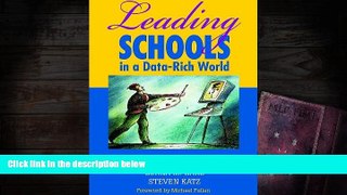 Kindle eBooks  Leading Schools in a Data-Rich World: Harnessing Data for School Improvement READ PDF