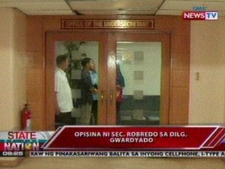 SONA: Opisina ni Sec. Robredo sa DILG, gwardiyado