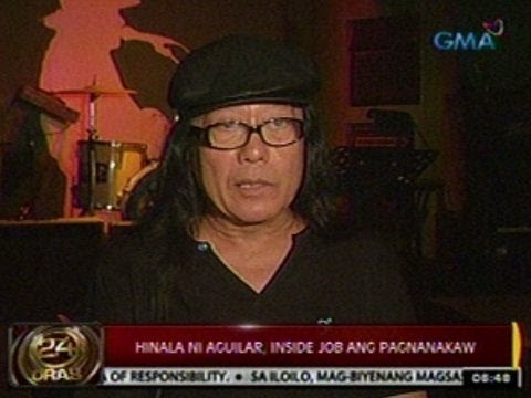 24 Oras: Freddie Aguilar, nanakawan ng katumbas ng mahigit P500,000 sa vault sa kanyang bahay