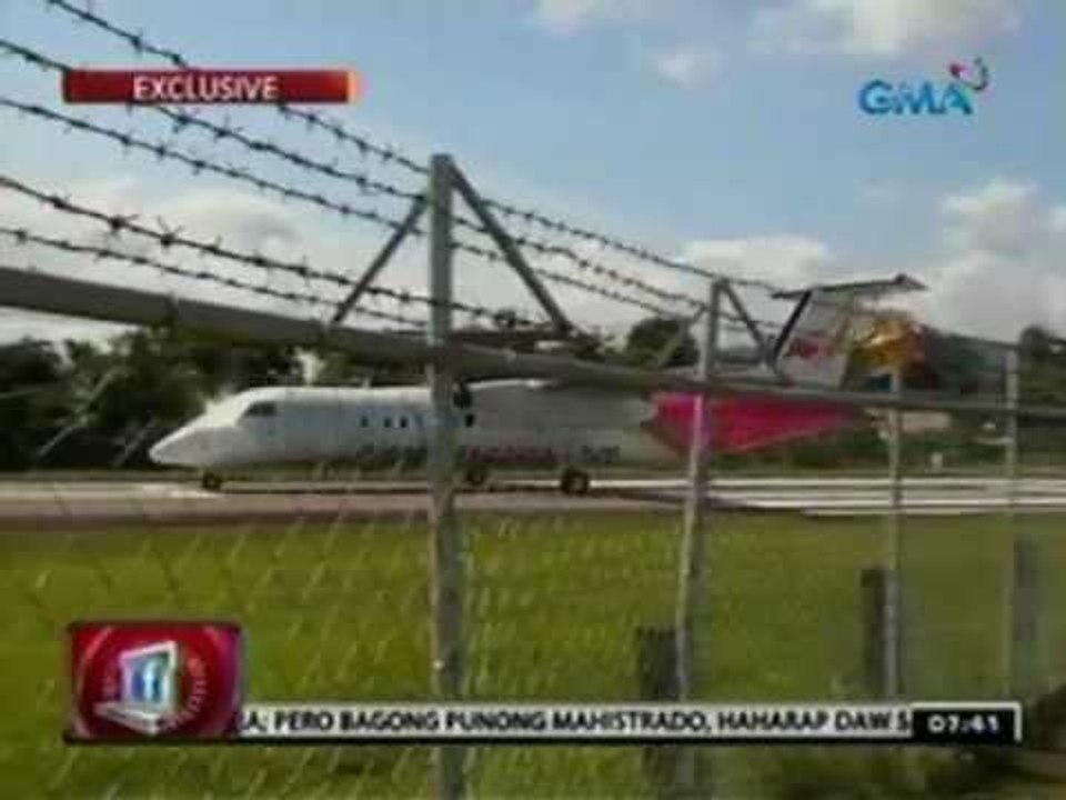 Control tower ng Masbate Airport, wala raw tao ng mga oras na binalak lumapag ng eroplano ni Robredo