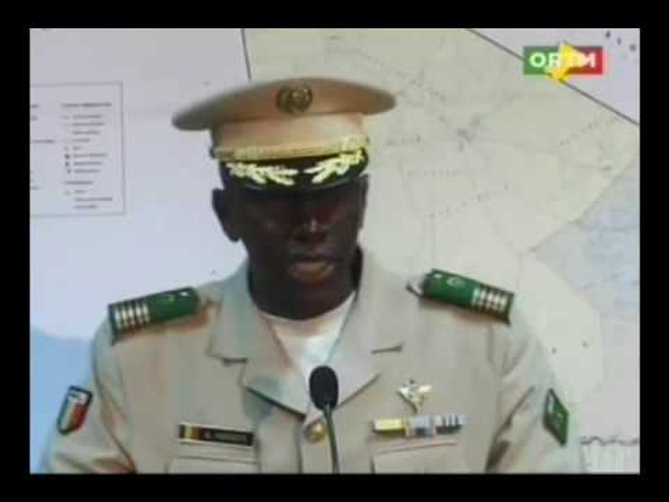 Point de presse du ministère de la defense:Les 5 soldats Maliens portés disparus ont été retro