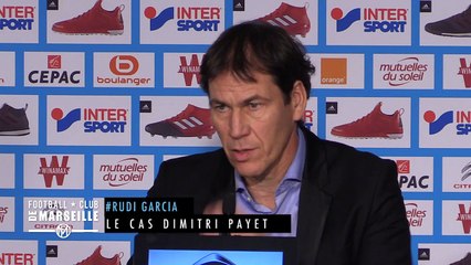 Rudi Garcia se prononce sur le dossier Payet !