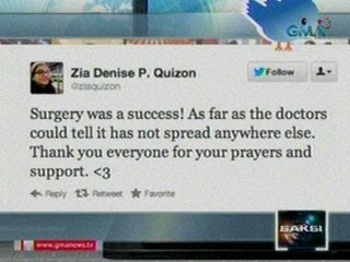 Saksi: Operasyon ng pagtanggal sa bukol sa kidney ni Zsa Zsa Padilla, matagumpay