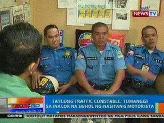 NTG: 3 traffic constable ng MMDA, tumanggi sa inalok na suhol ng nasitang motorista